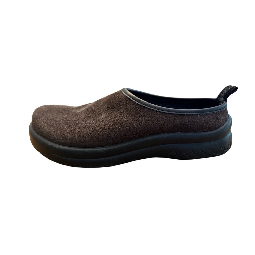 Tatami by Birkenstock Helfort Clogs Sz W 10 M 8 Mocha Brown Suede Slip On Shoes